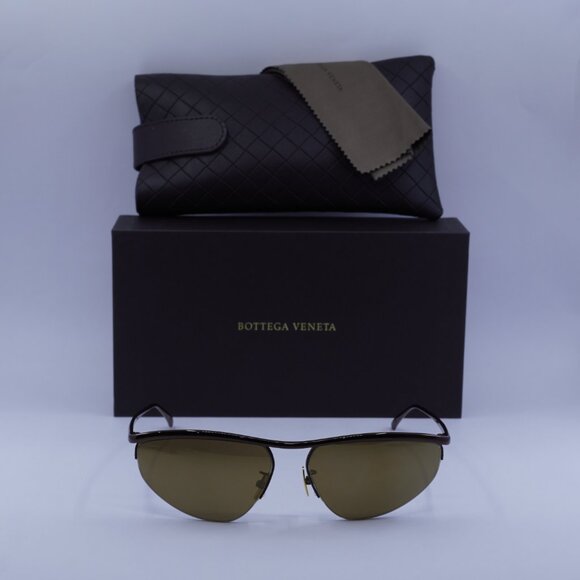 Bottega Veneta BV1091S 003 Cat Eye Sunglasses - Brown\Bronze - Picture 2 of 9